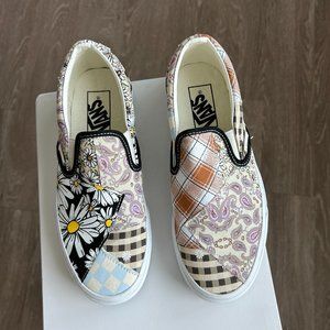 Vans Classic Meadow Patchwork Slip-Ons Size 6.5